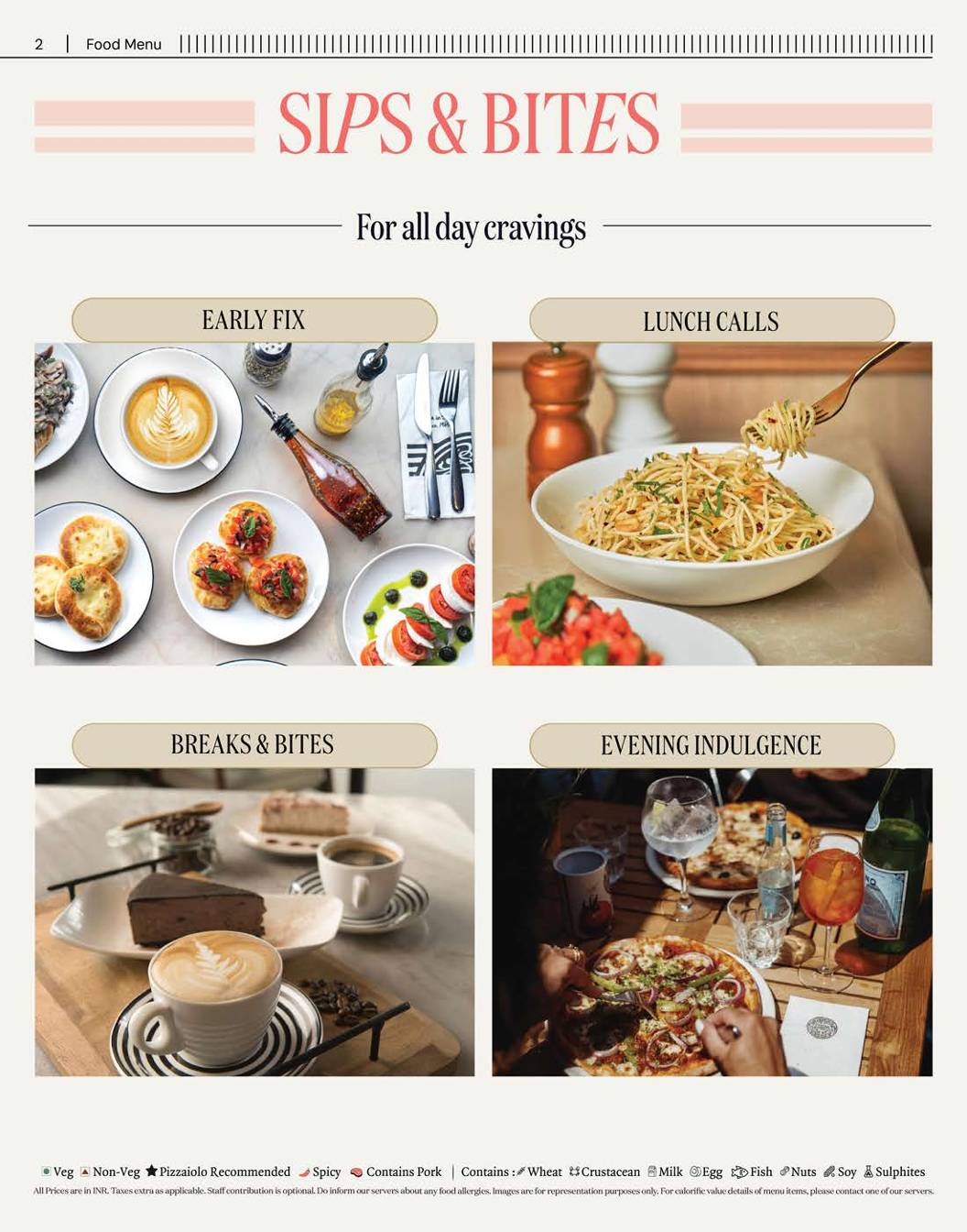 PizzaExpress menu