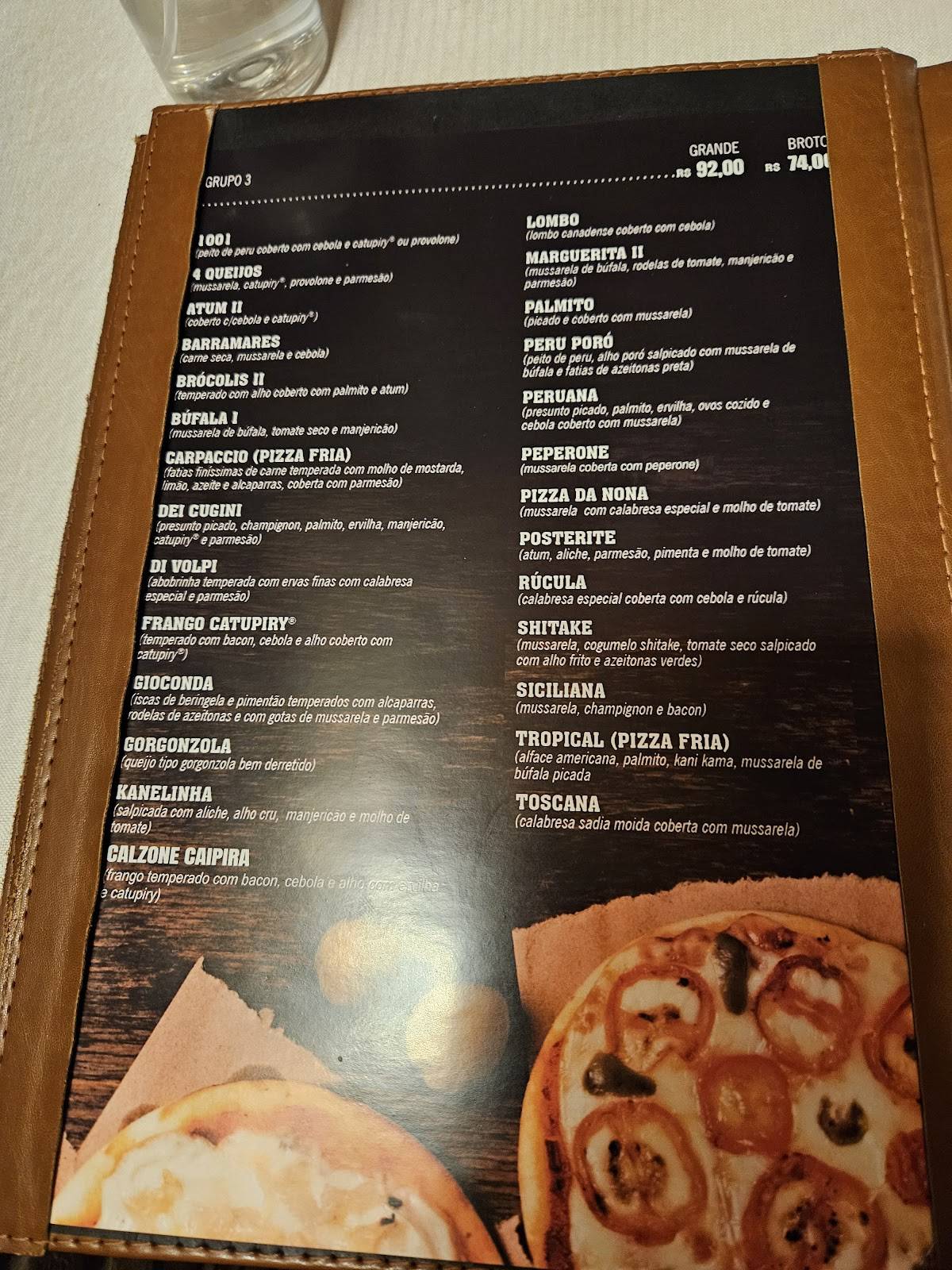 Pizzaria Dei Cugini cardápio