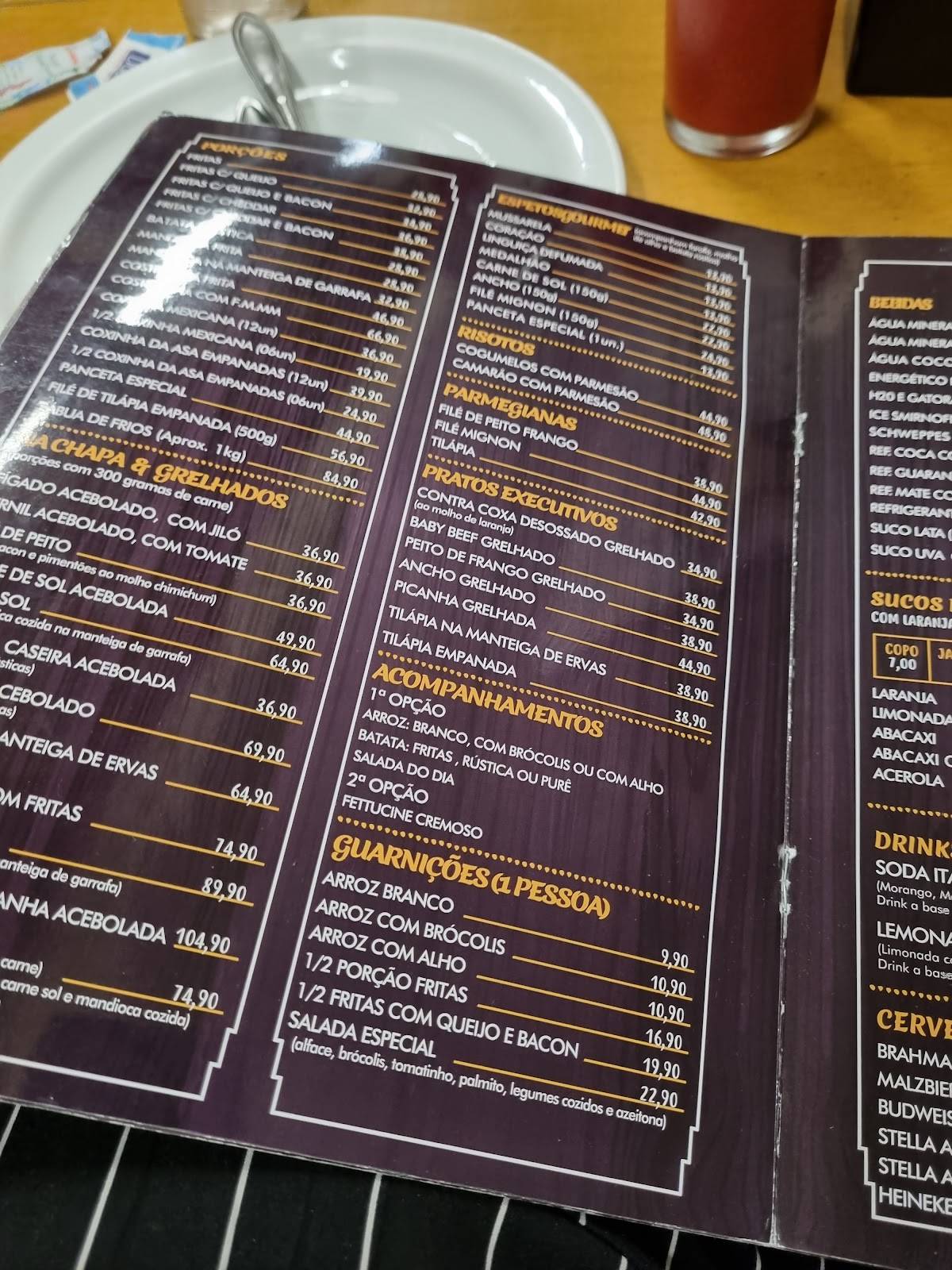 Pizzaria Ponte Furada cardápio