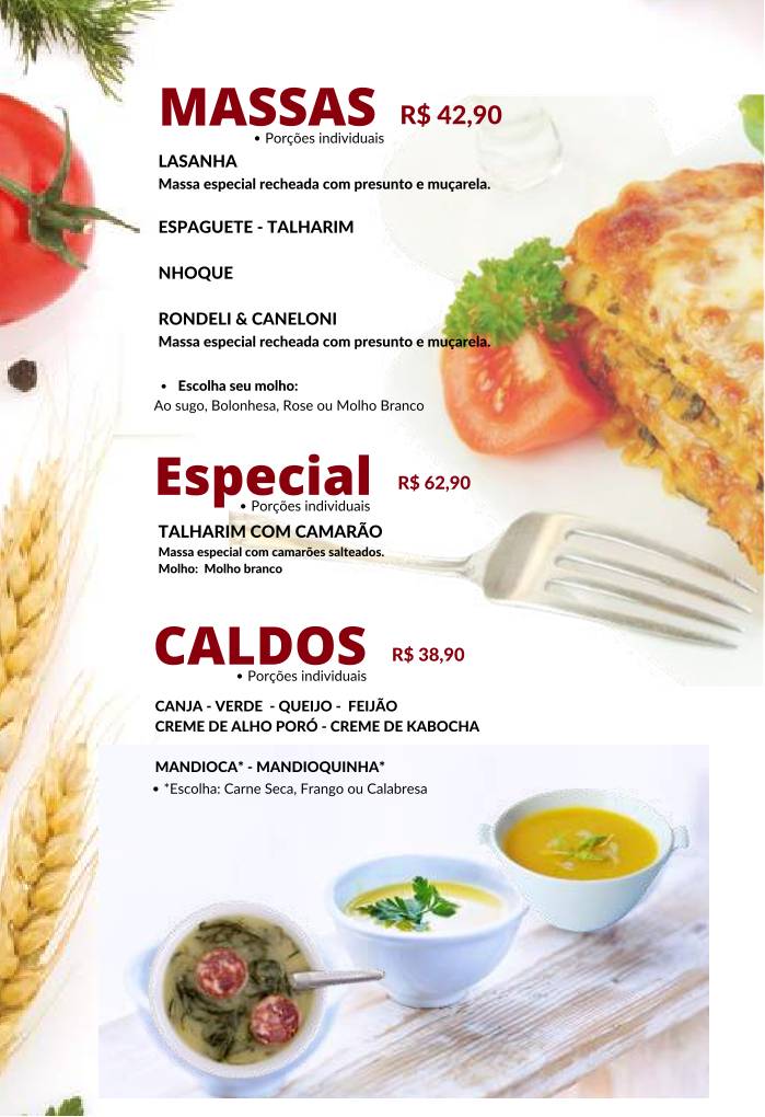 Becco da Pizza I cardápio