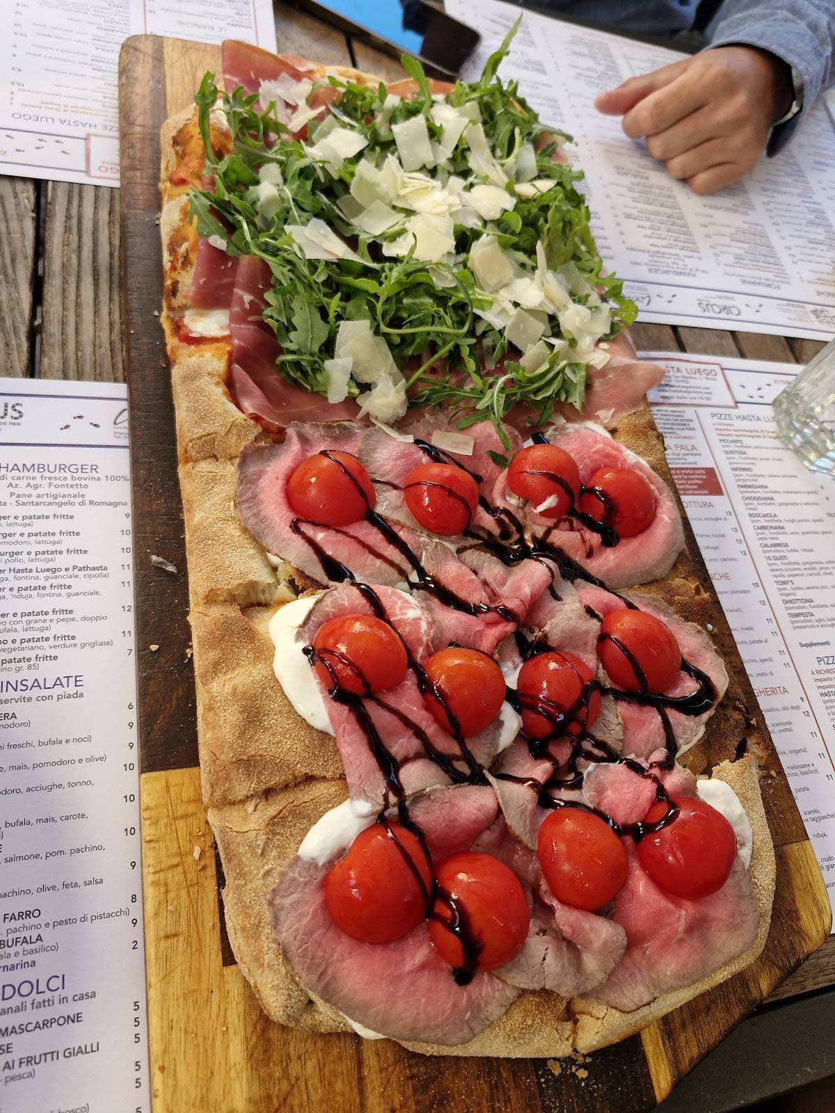 Menu di Hasta Luego 