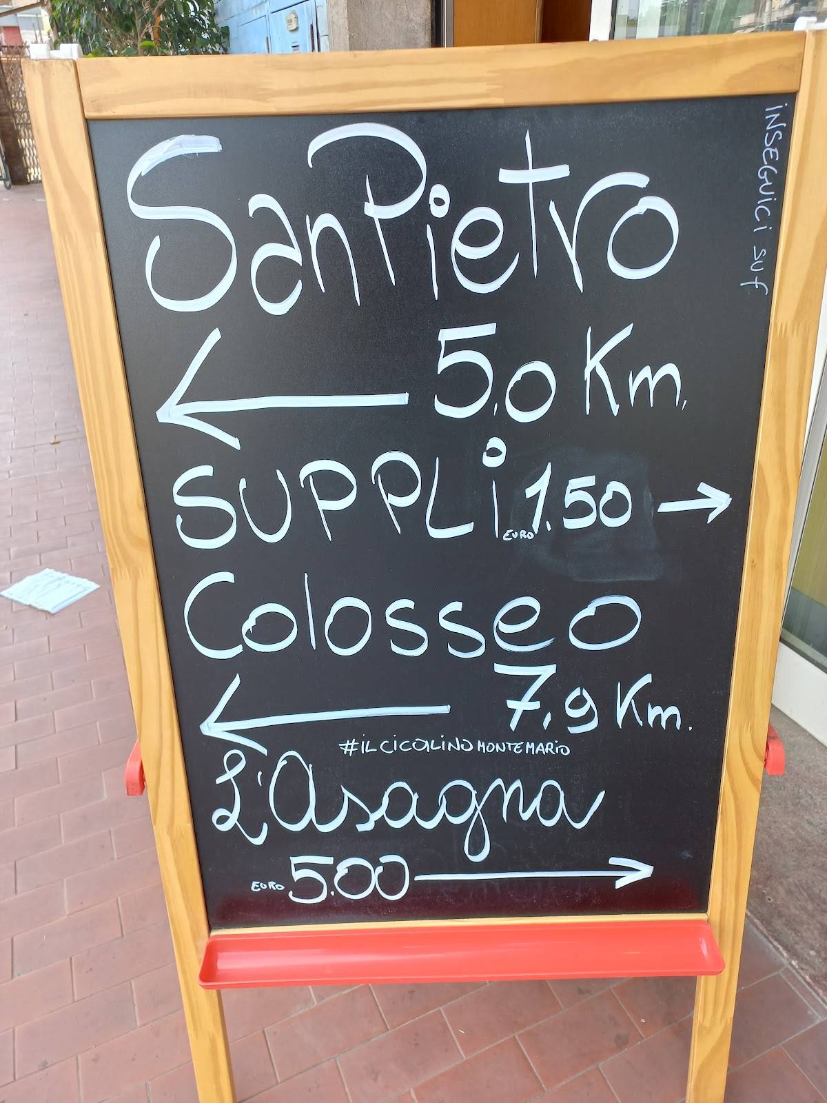 Menu di Pizzeria Il Cicalino 