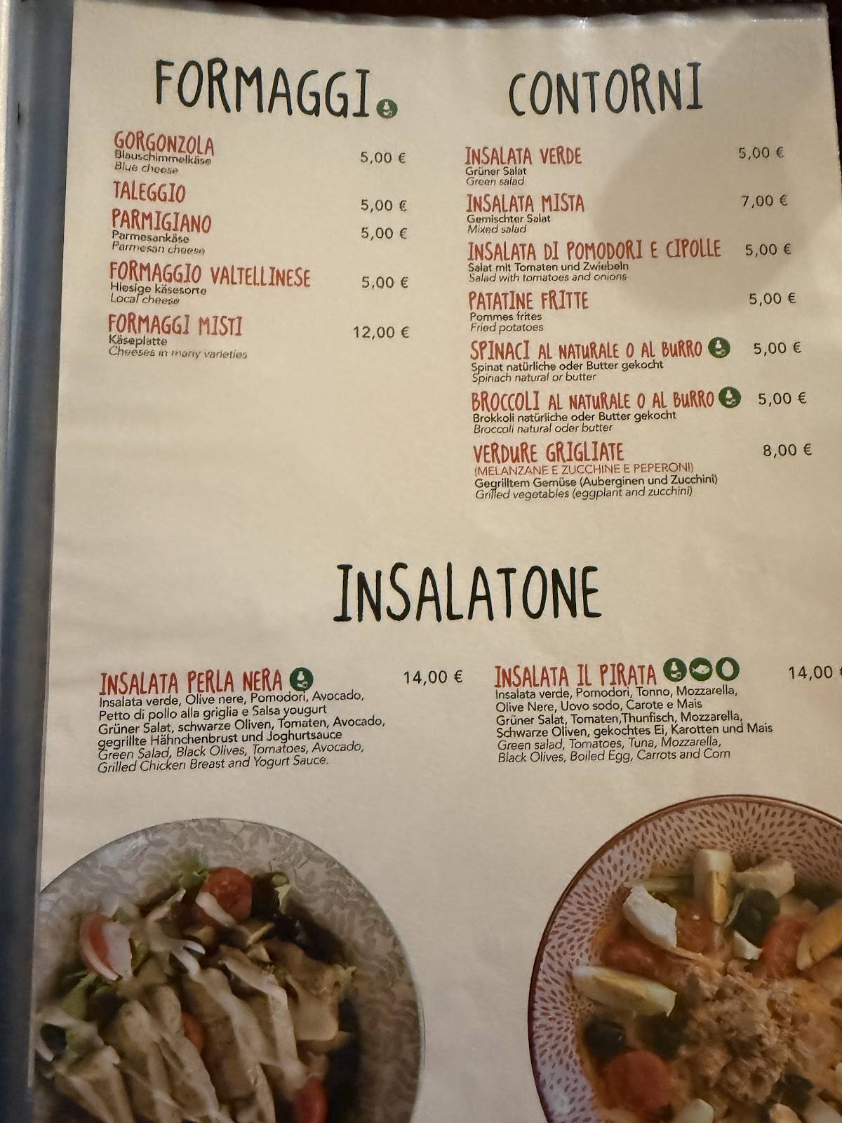 Menu di Pizzeria Il Timone 
