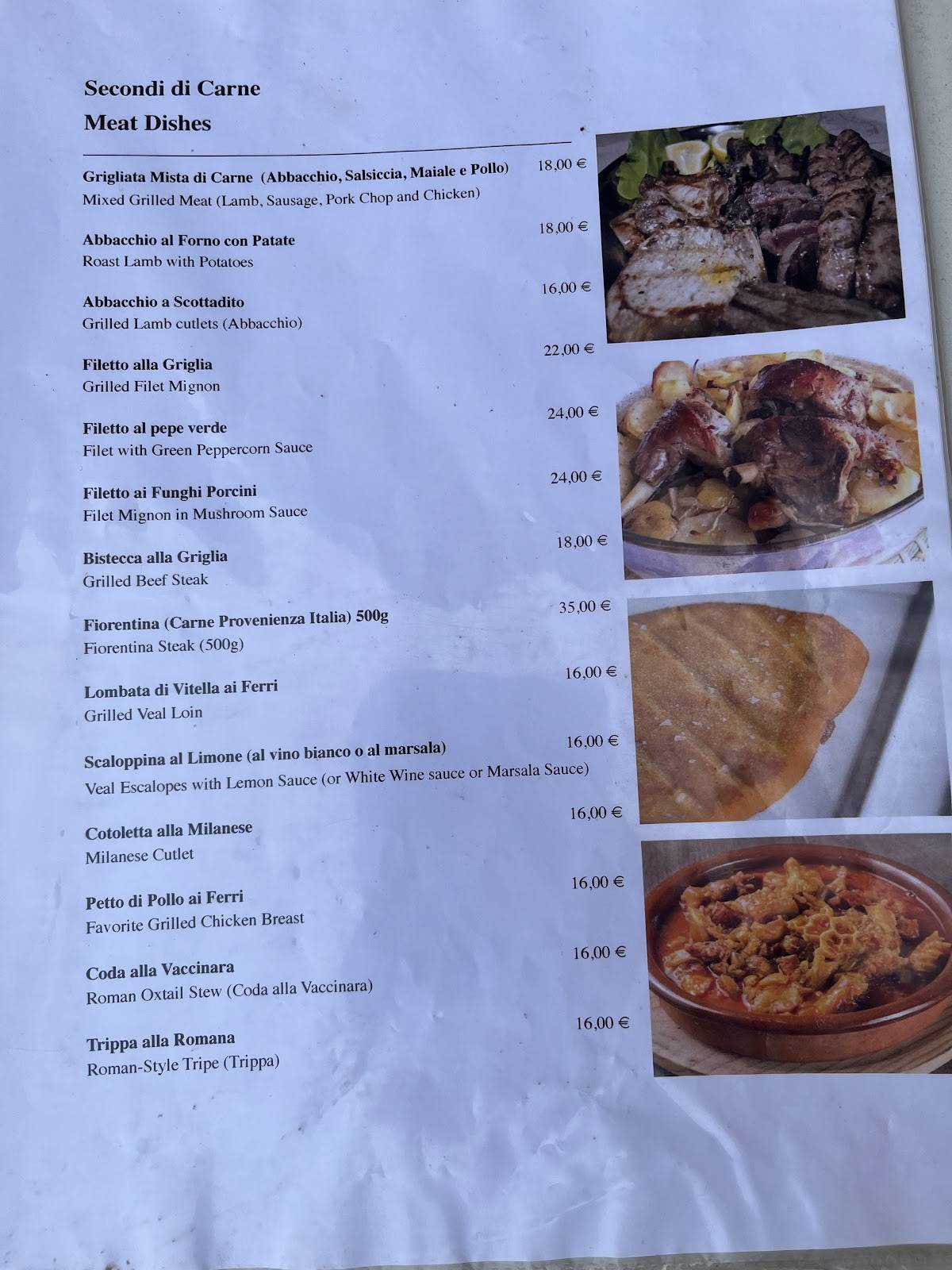 Menu di La Rustichella 