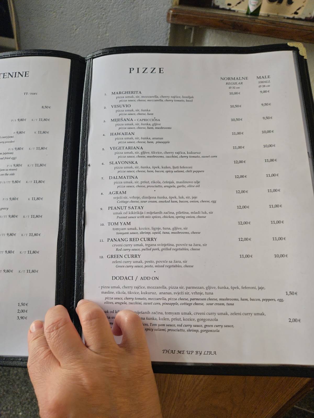 Menu di Thai Me Up By Lira 