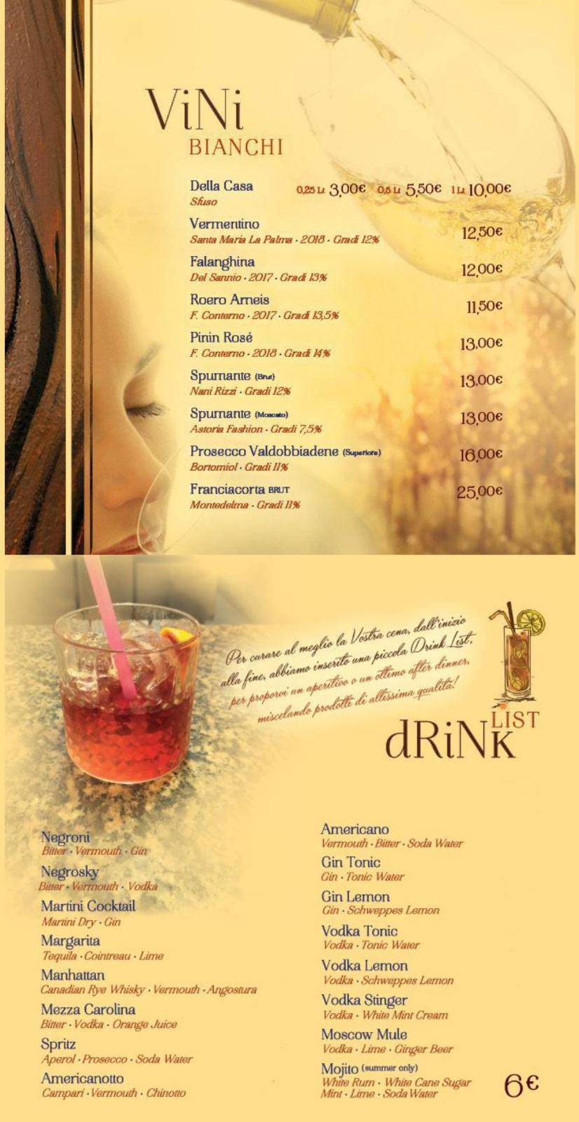 Menu di Da Raffa 