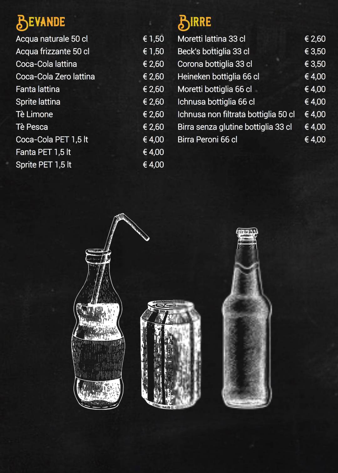 Menu di Pizzeria Mediterraneo Pizza D'Autore Castel Maggiore 