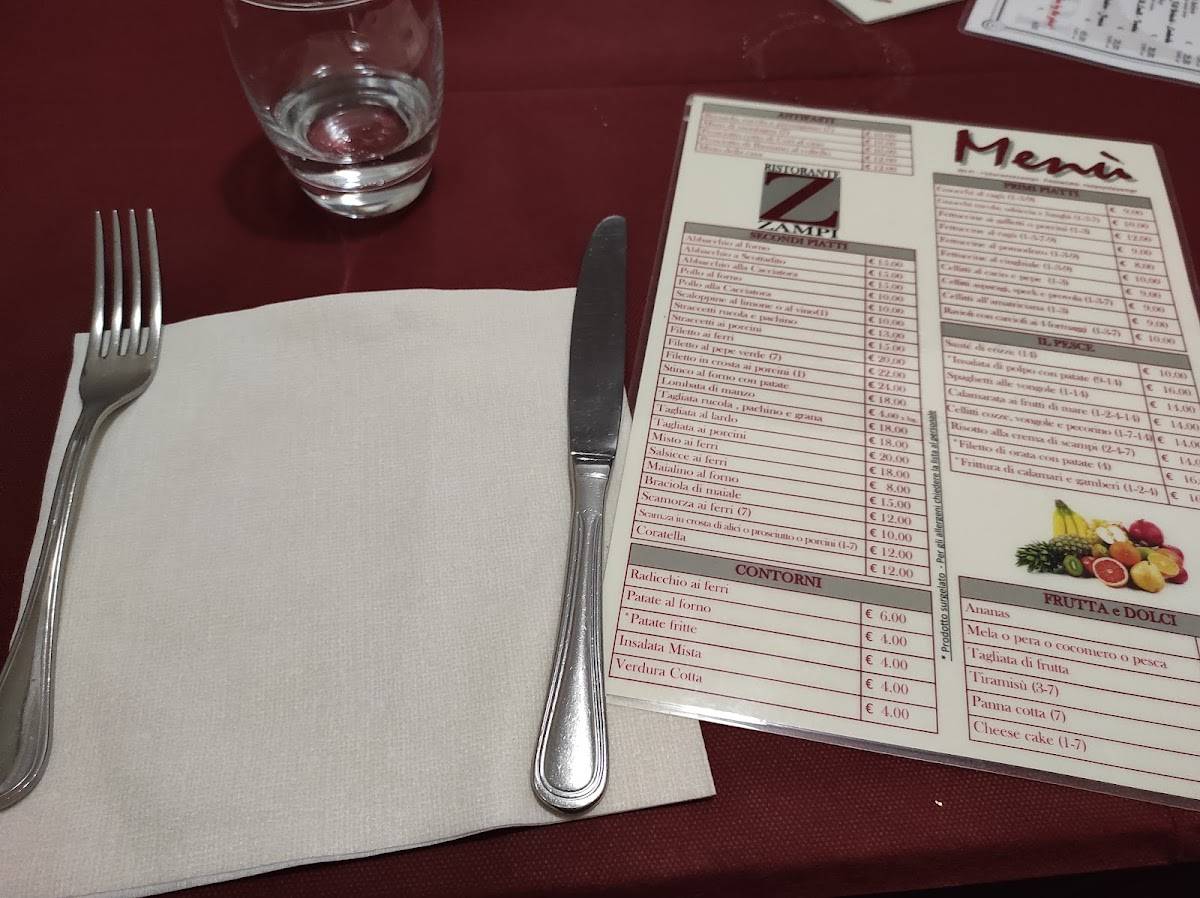 Menu di Zampi Ottavio 