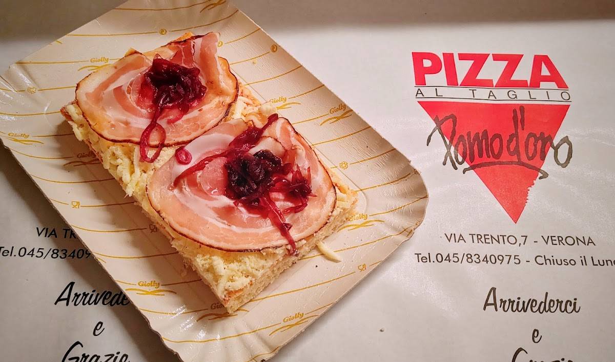 Menu di Pizzeria al taglio Pomo d'oro 