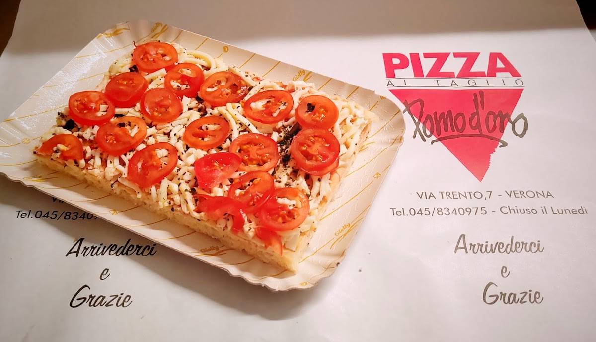 Menu di Pizzeria al taglio Pomo d'oro 