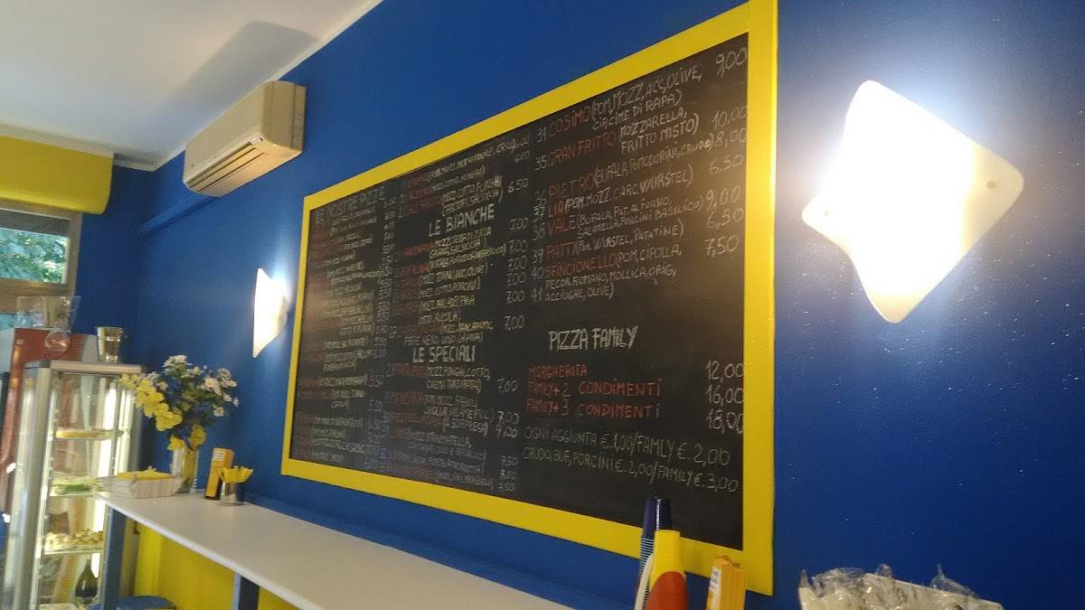 Menu di Pizzeria Kebab 