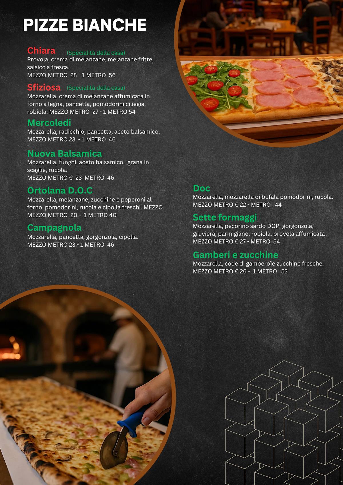 Menu di Poco Loco Alghero 