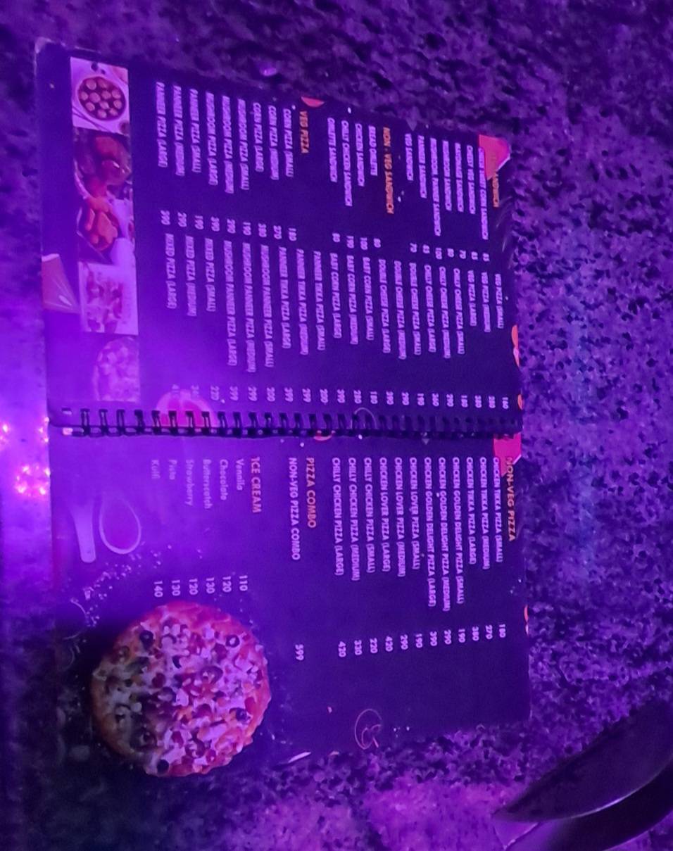 Pondy Babylon menu