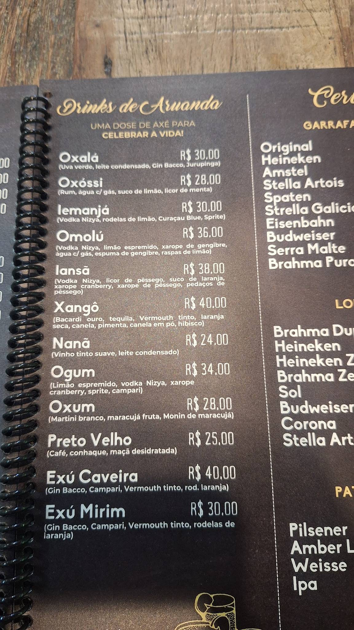 Simples Gastrobar Praia de Leste cardápio