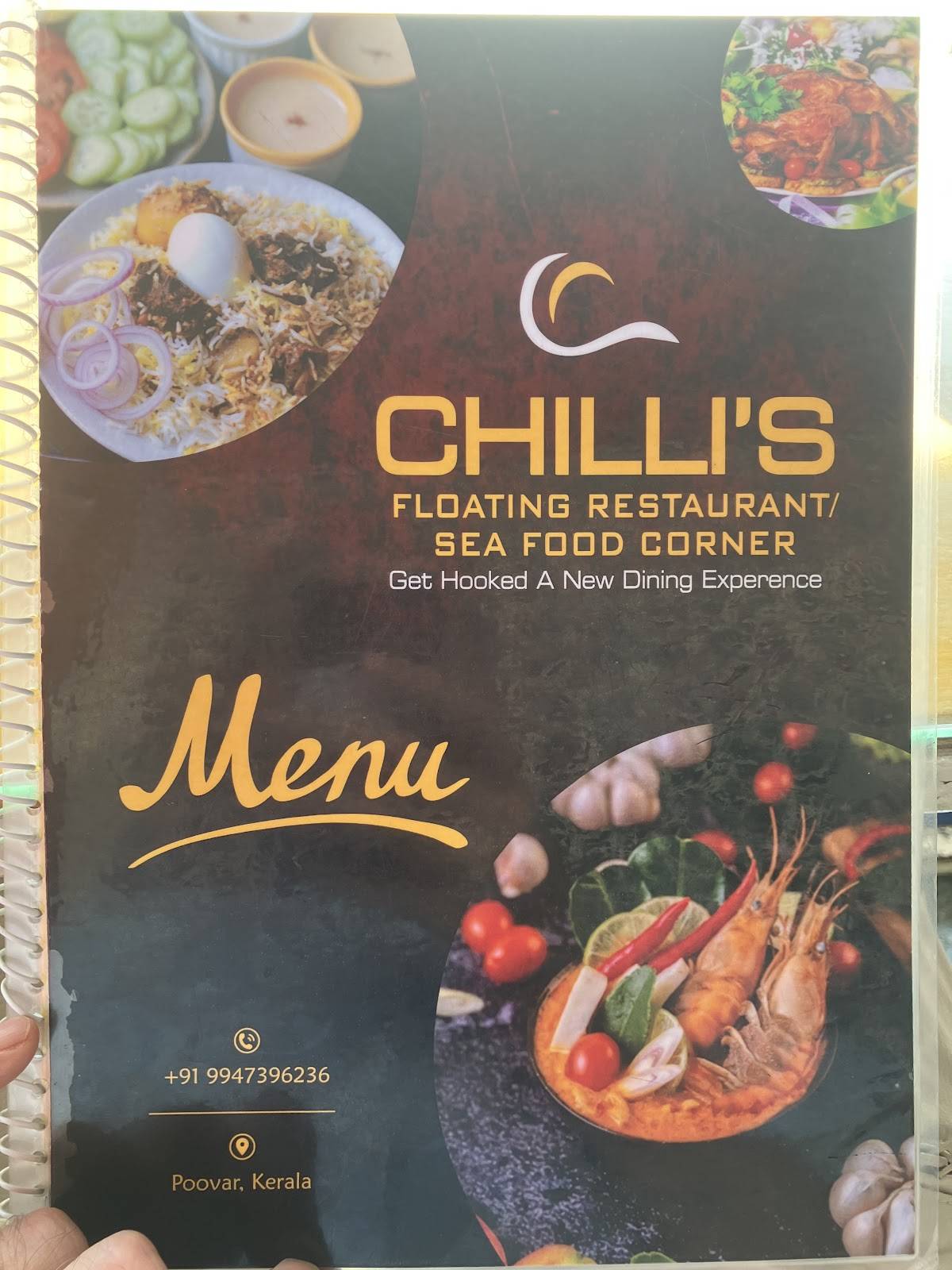 Chili’s Floating Restaurant menu