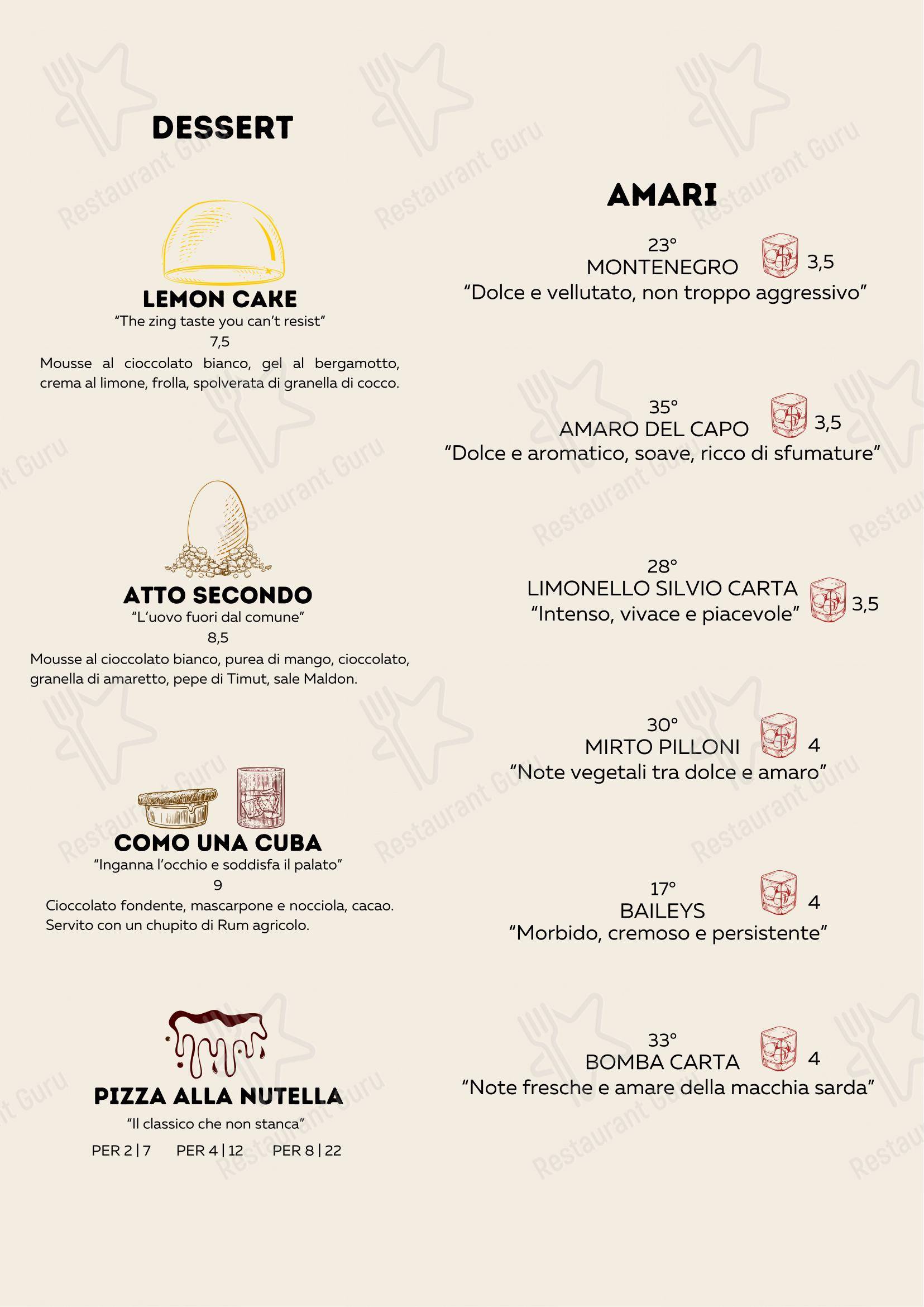 Menu di Poppy's - Menu