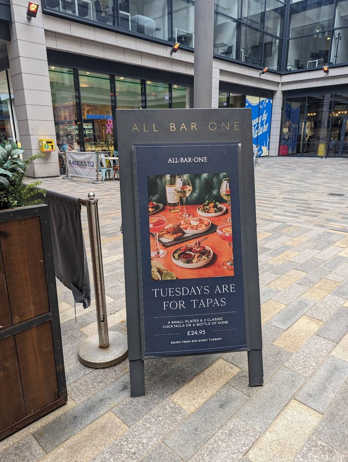 Menu at All Bar One Aberdeen, Aberdeen