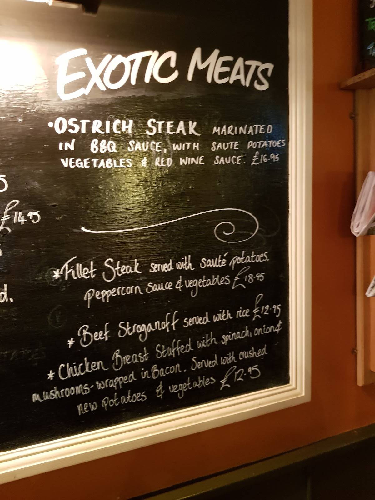 Menu at Bat & Ball pub & bar, Fordingbridge