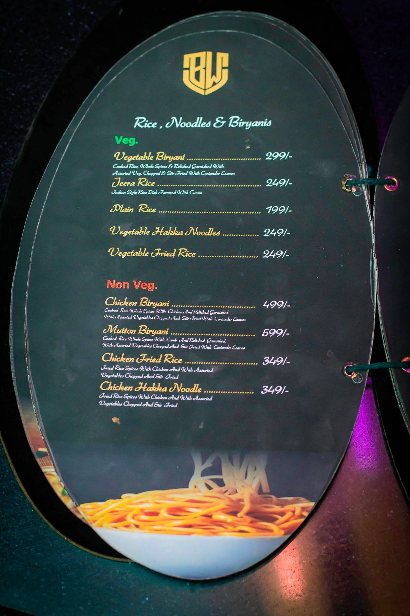 Boogie Woogie Cafe & Bar menu
