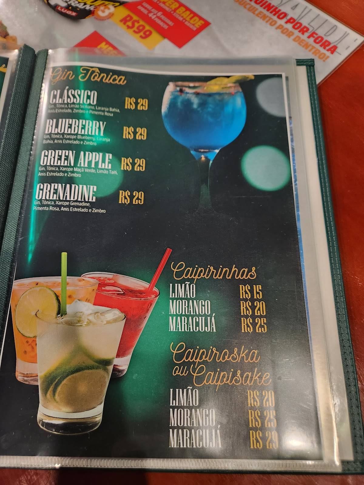 Choperia do Lugui cardápio