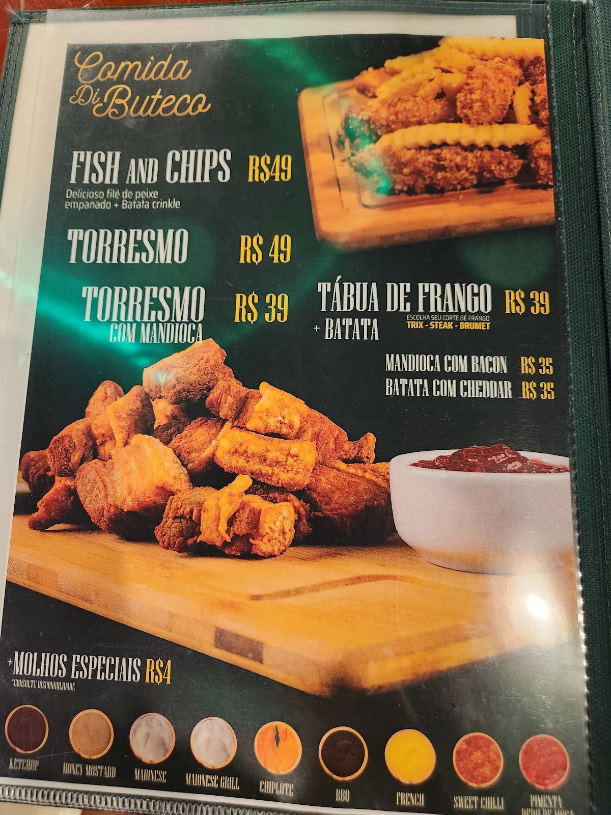 Choperia do Lugui cardápio