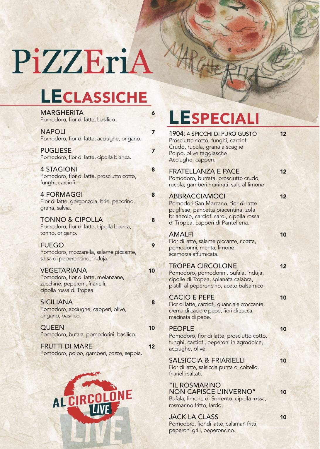Menu di Al Circolone Lve 