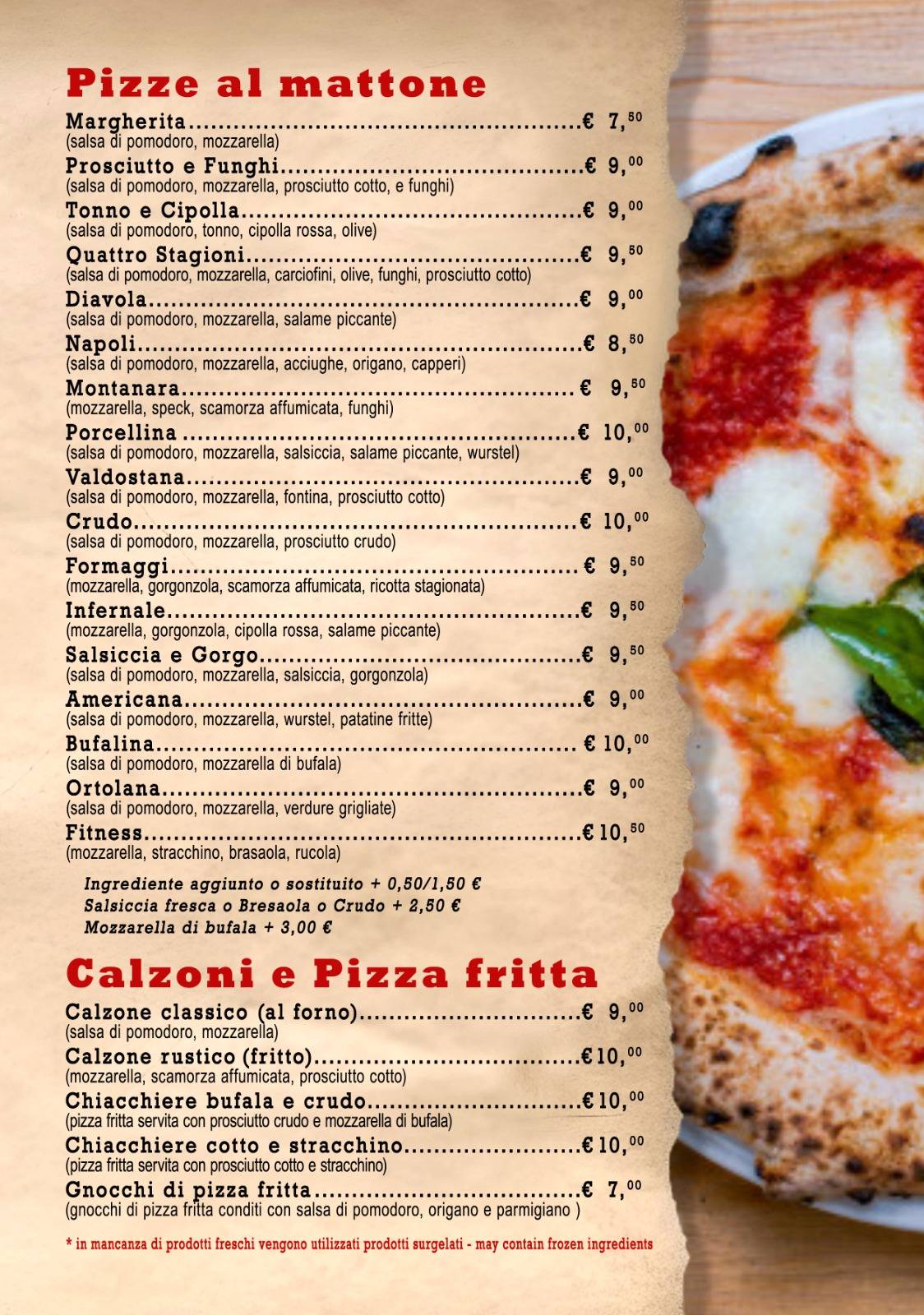 Menu di Jumping Jester Pub 