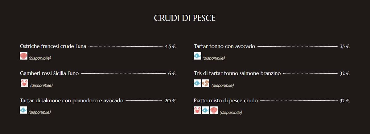 Menu di Le 5 Terre 