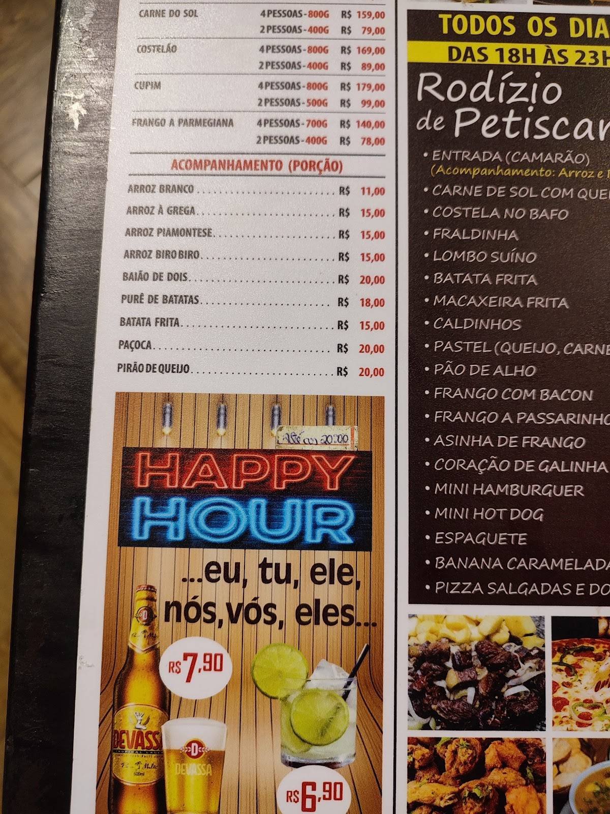 Mestre da Parrilla cardápio