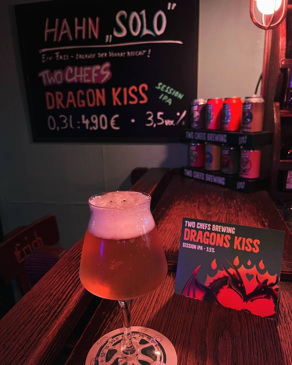 Menu de Scum Bar