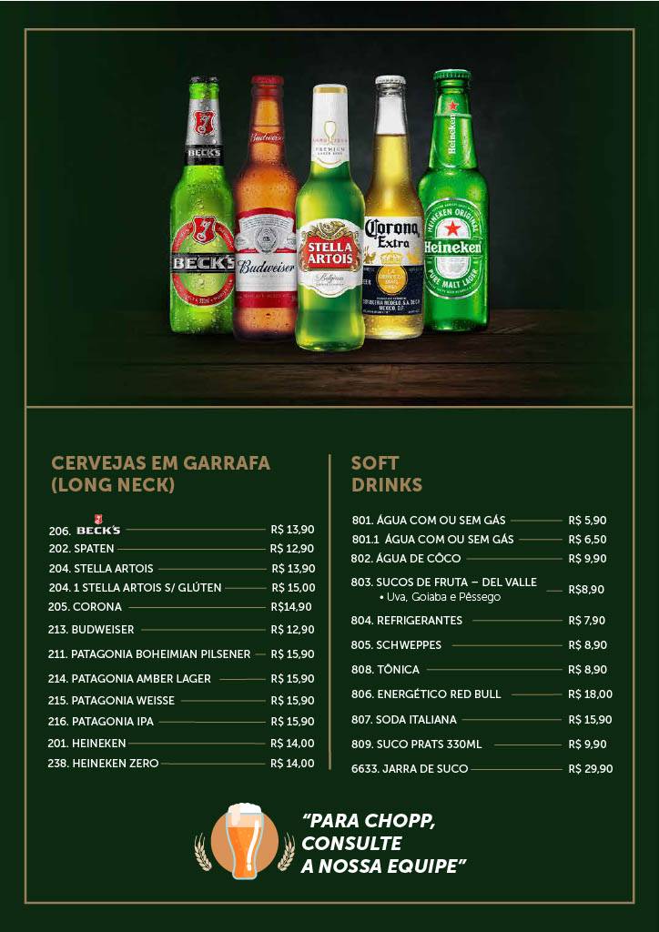 Empório Da Cerveja - Maringá cardápio