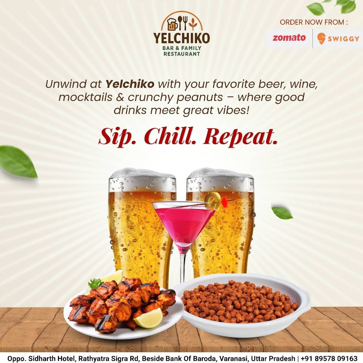 Yelchiko Bar & Restaurant menu