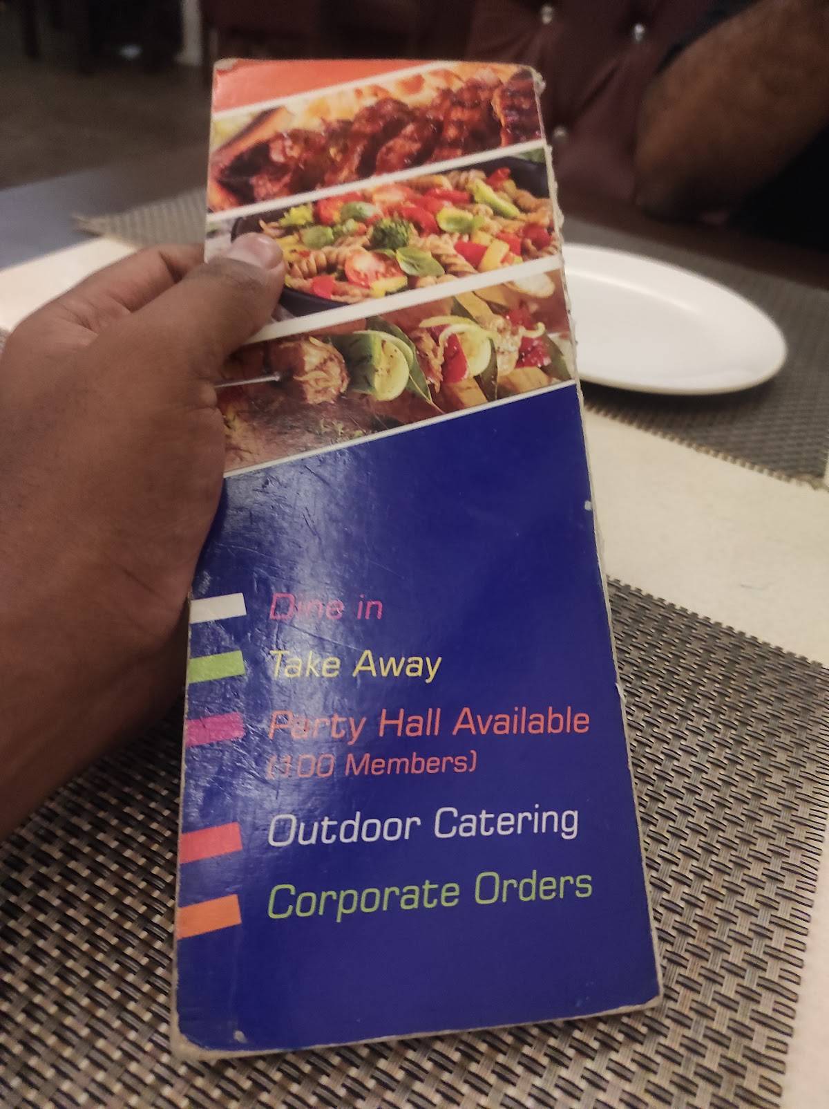 Pulse Restaurant menu