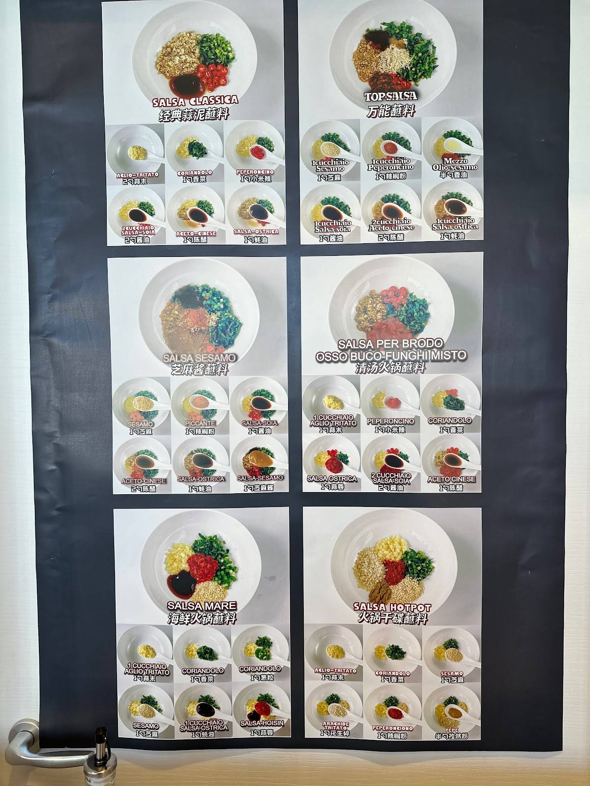 Menu di Quattro Stagioni Hot Pot 