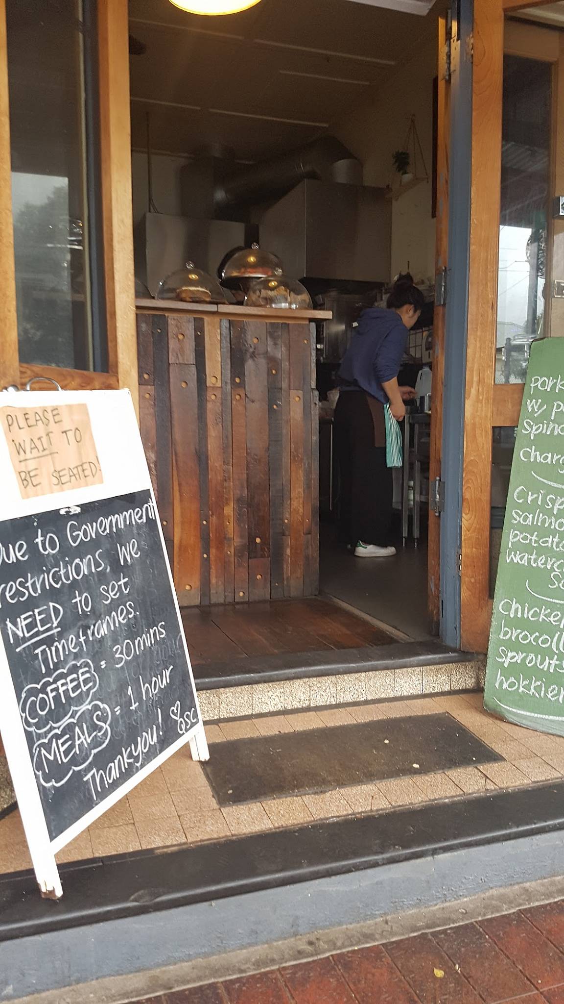 Menu at Queen Street cafe., Croydon