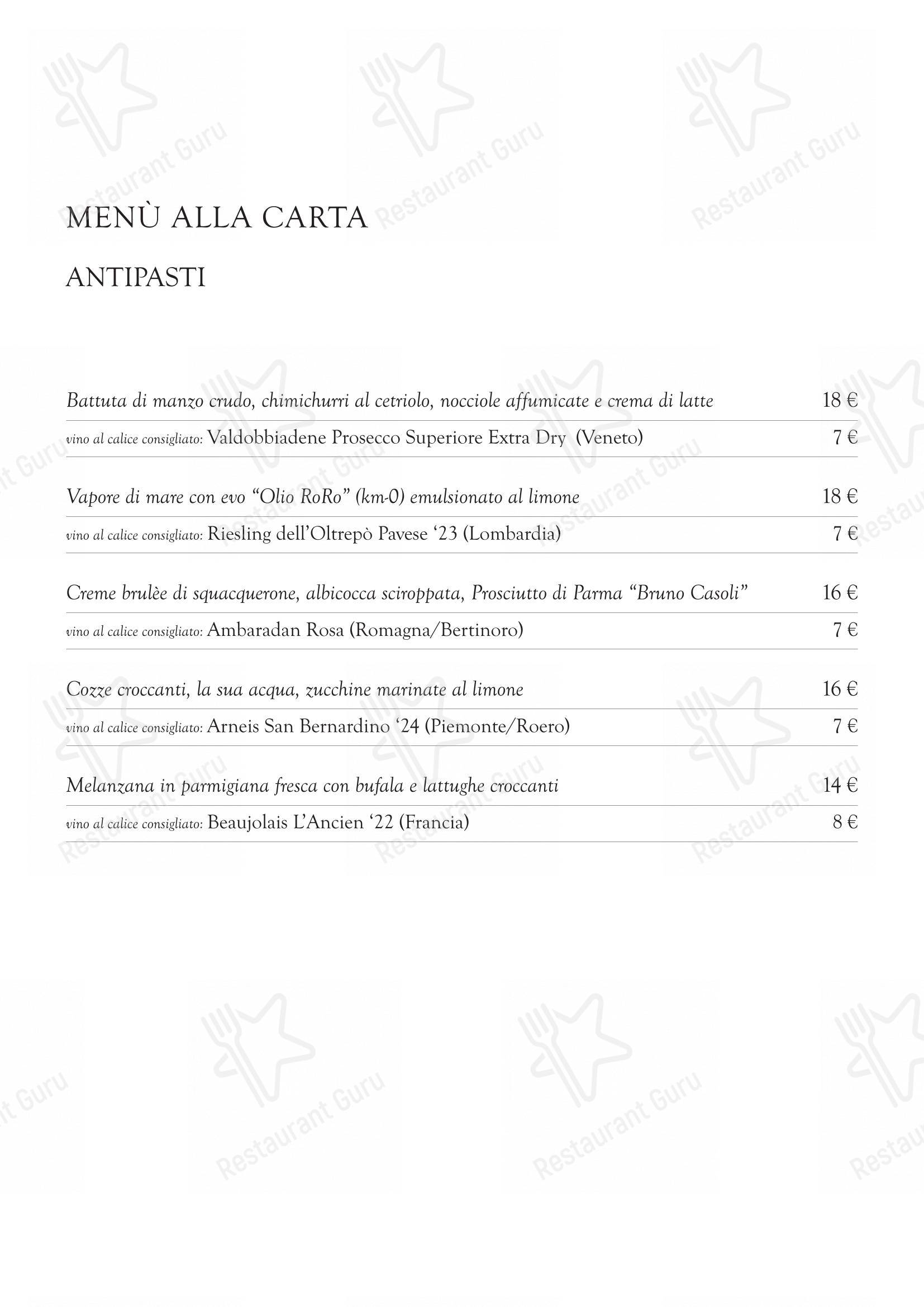 Menu di Quel Castello di Diegaro - Ristorante e Pizzeria - Основное меню