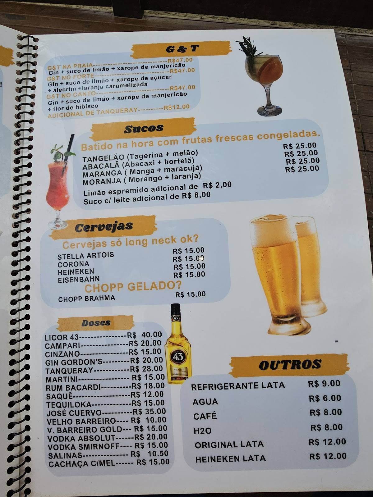 Quiosque N°02 Na Praia cardápio