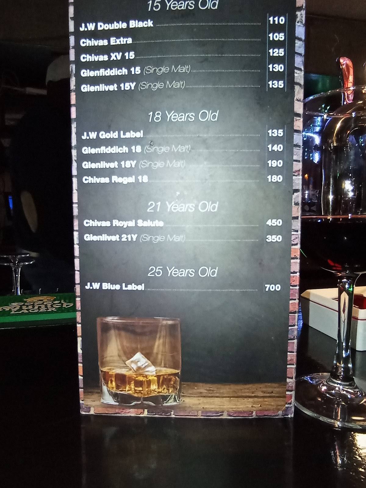 Menu de Upstairs