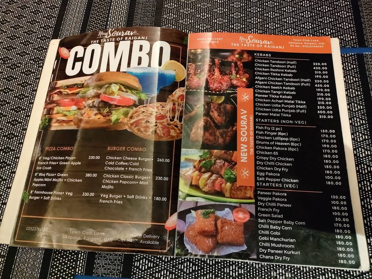 Sourav Resturant menu