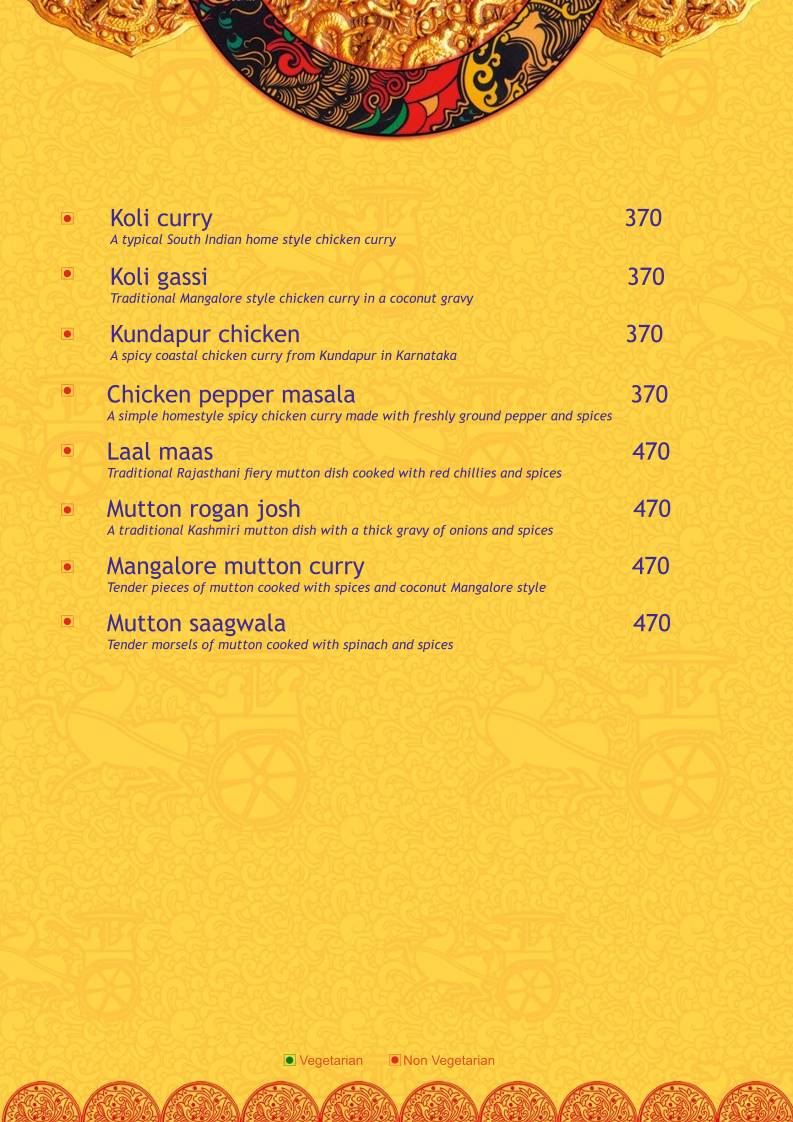 Raintree Restaurants menu
