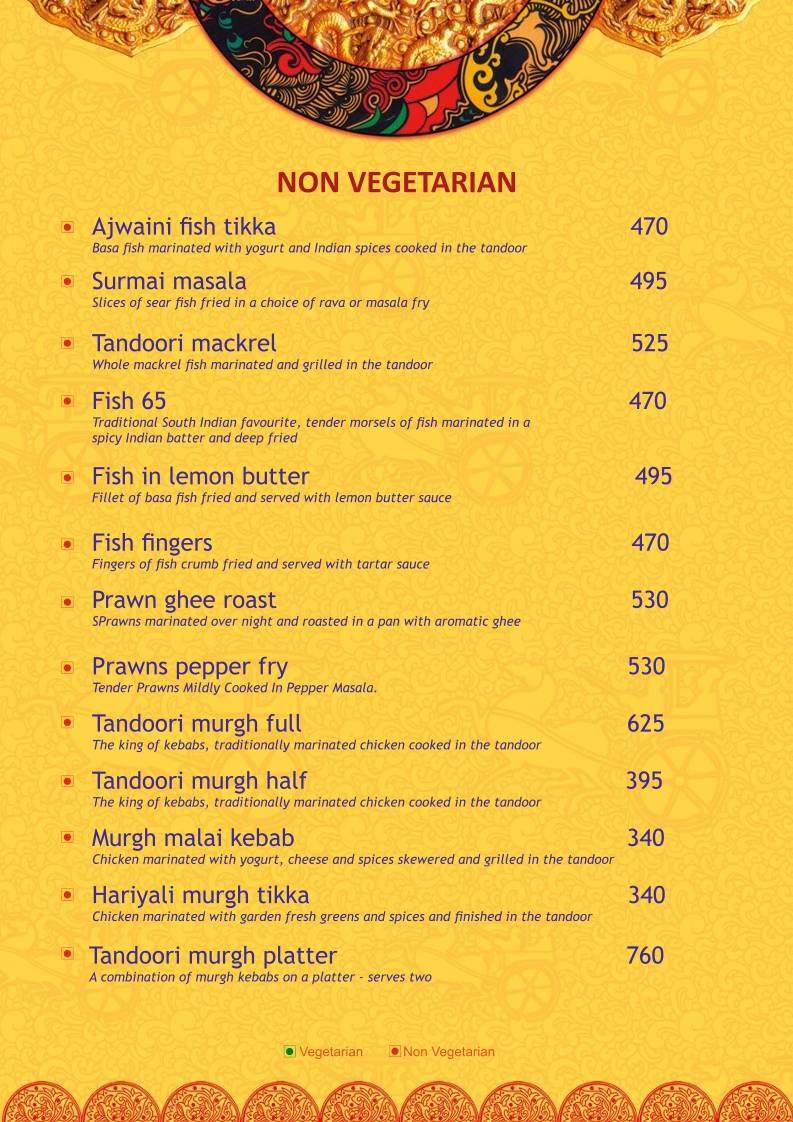 Raintree Restaurants menu