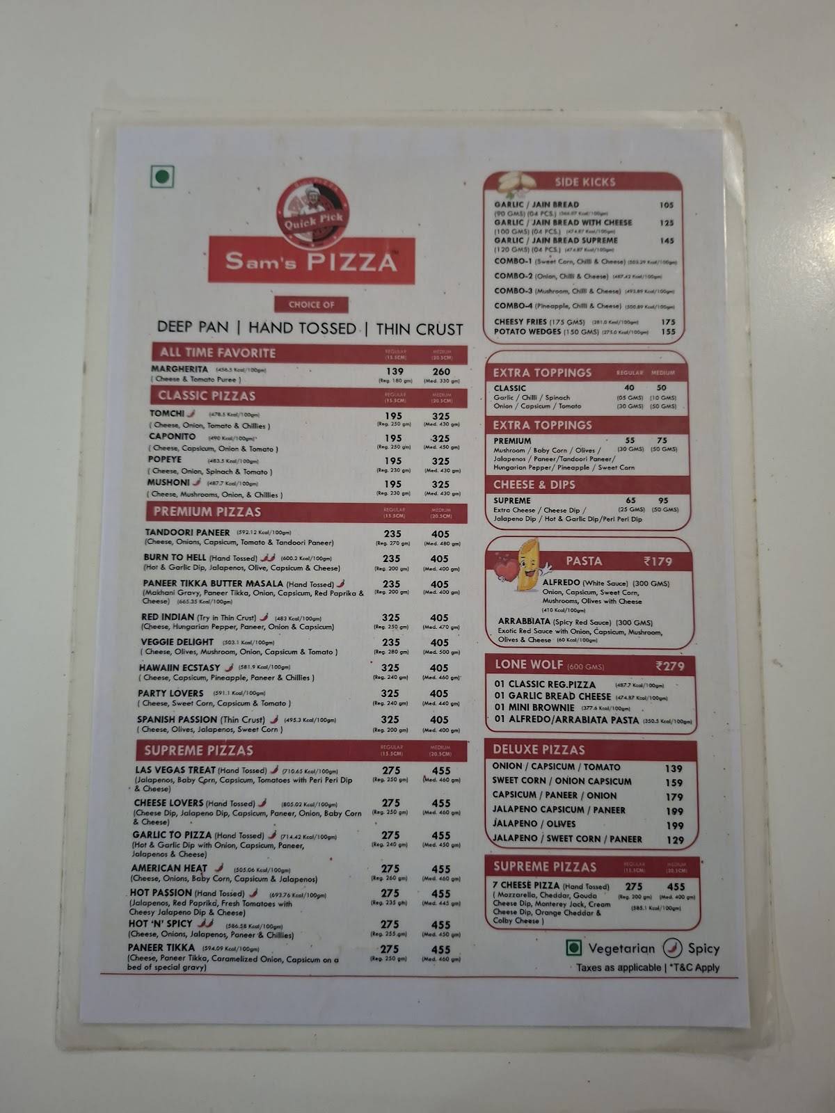 Sasuji Ka Dhaba / Best Multicuisine Restaurant / Punjabi / Gujrati Thali / Hocco Ice-cream Rajkot menu