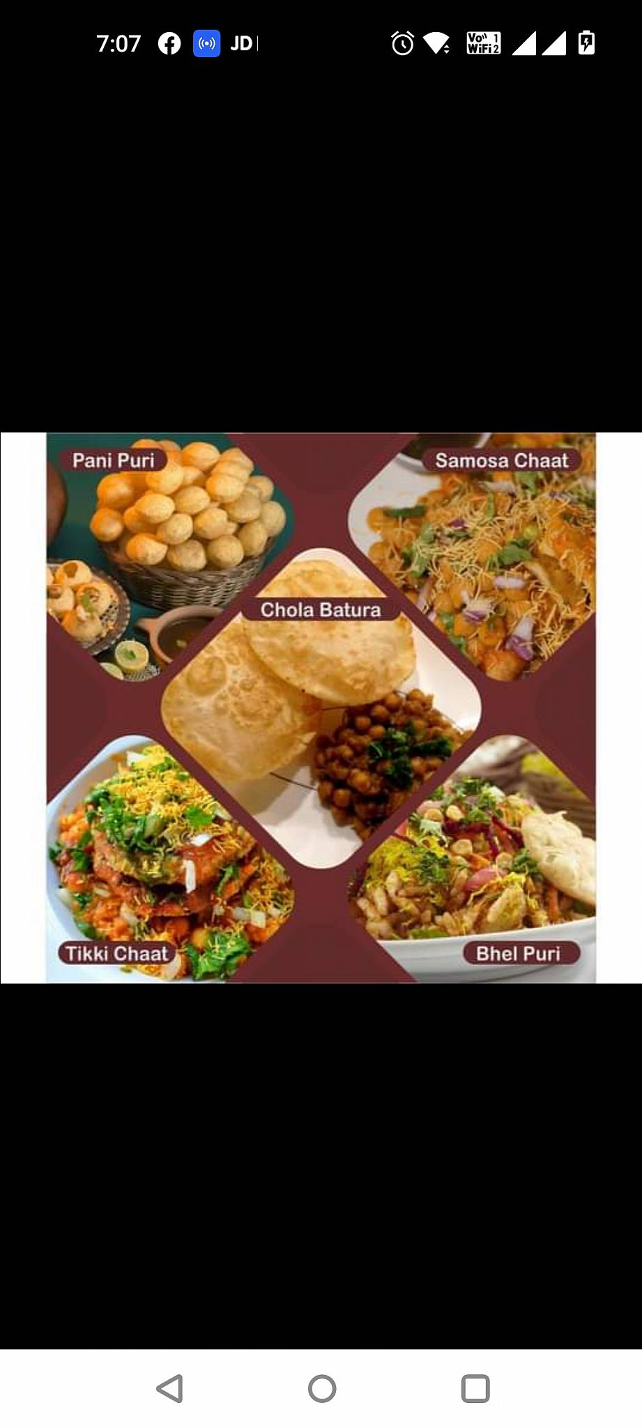 Rameshwaram Daana Paani menu