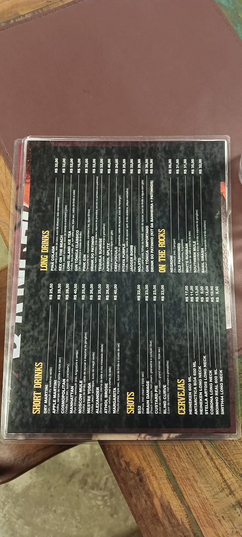 Rancho do Tio Thor cardápio