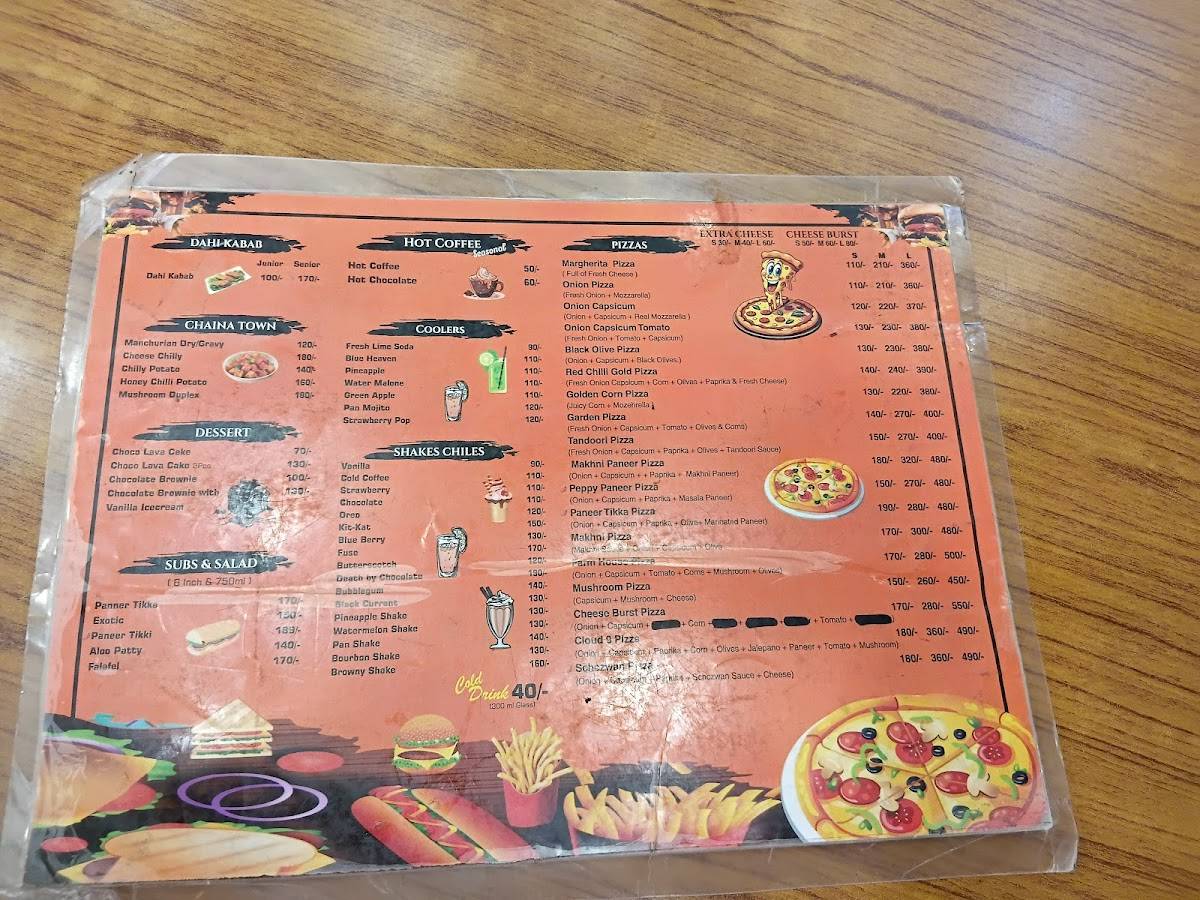 Red Chilly menu