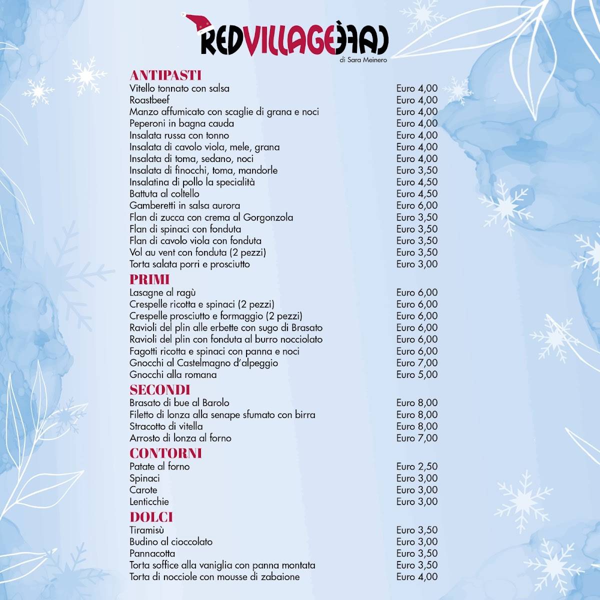 Menu di Red Village Café 