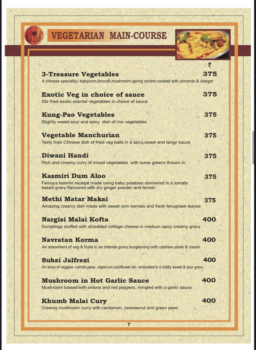 Red Xpress Restaurant & Bar menu