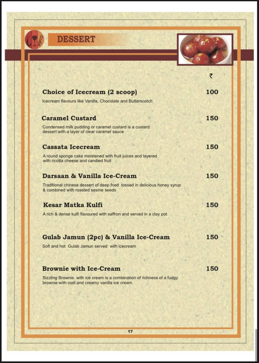Red Xpress Restaurant & Bar menu