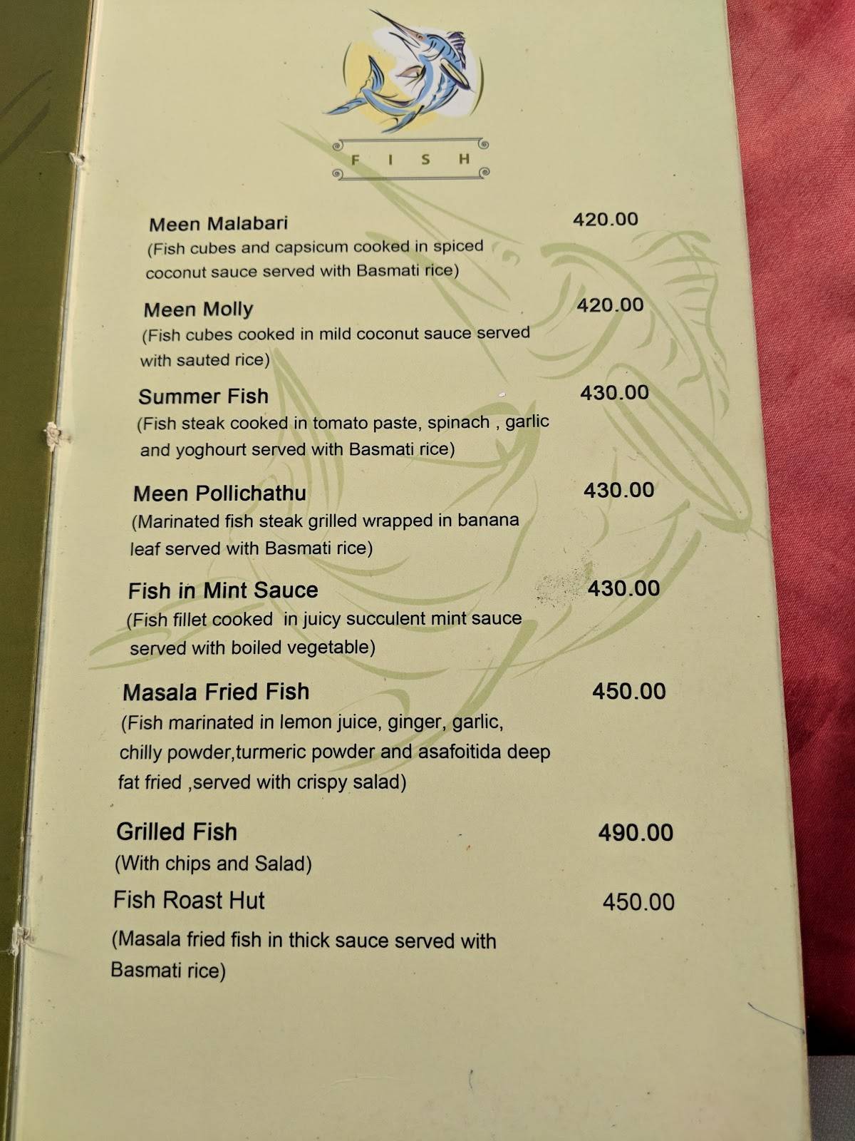 3rd Rock Brasserie & Restaurant menu