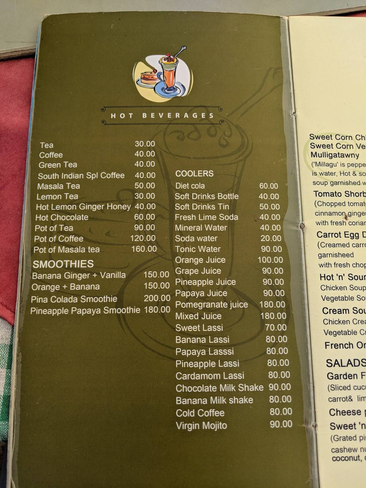 3rd Rock Brasserie & Restaurant menu